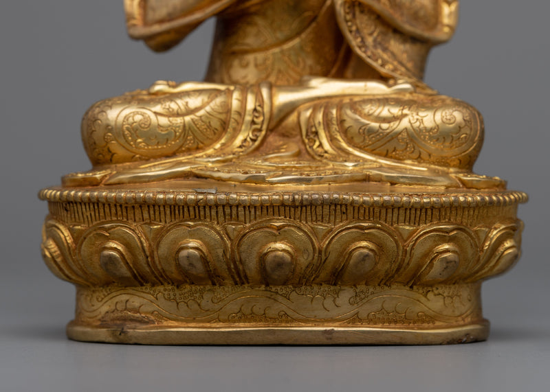 Lama Tsongkhapa Statue with Disciples | An Symbol of Spiritual Guidance and Wisdom