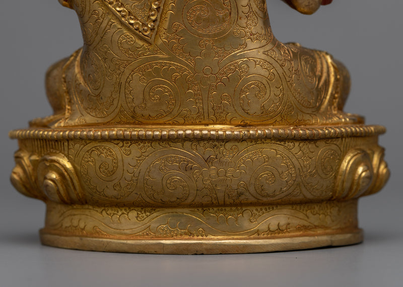 Lama Tsongkhapa Statue with Disciples | An Symbol of Spiritual Guidance and Wisdom