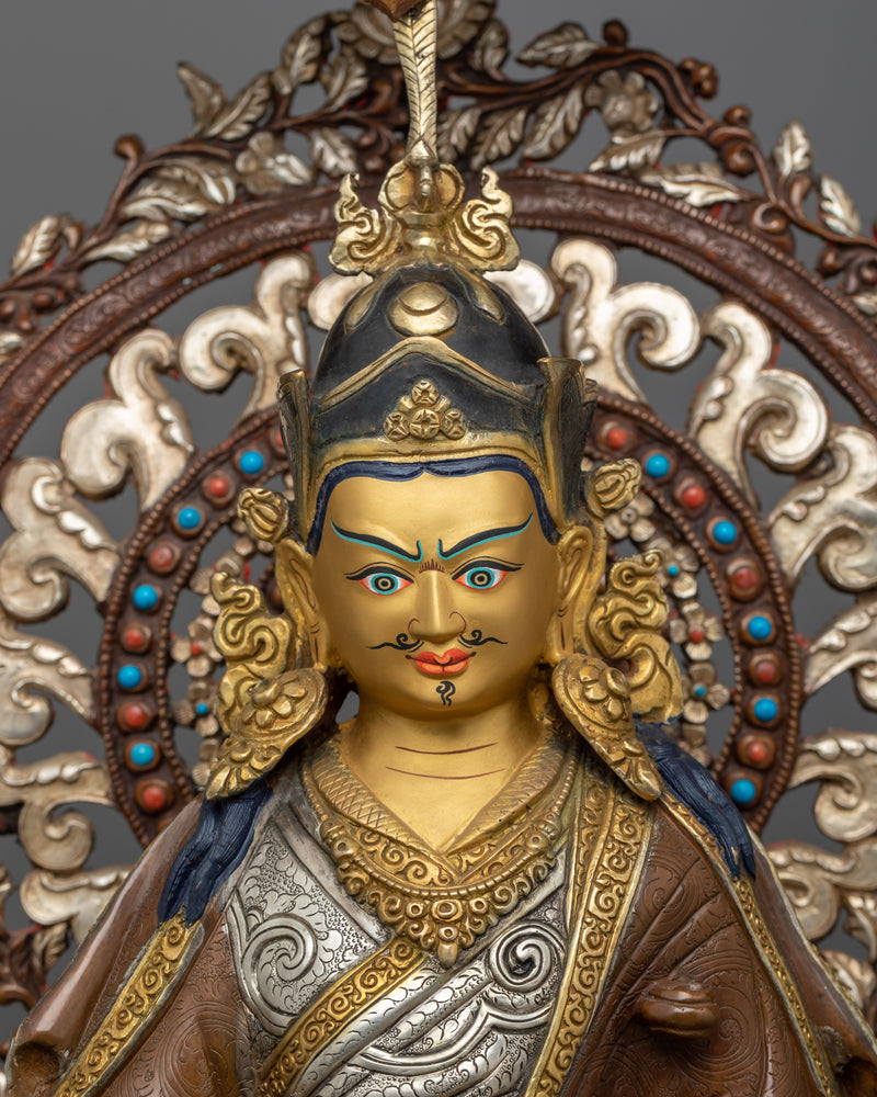 Guru Rinpoche Mantra | The Lotus-Born Master Seated on a Grand Throne