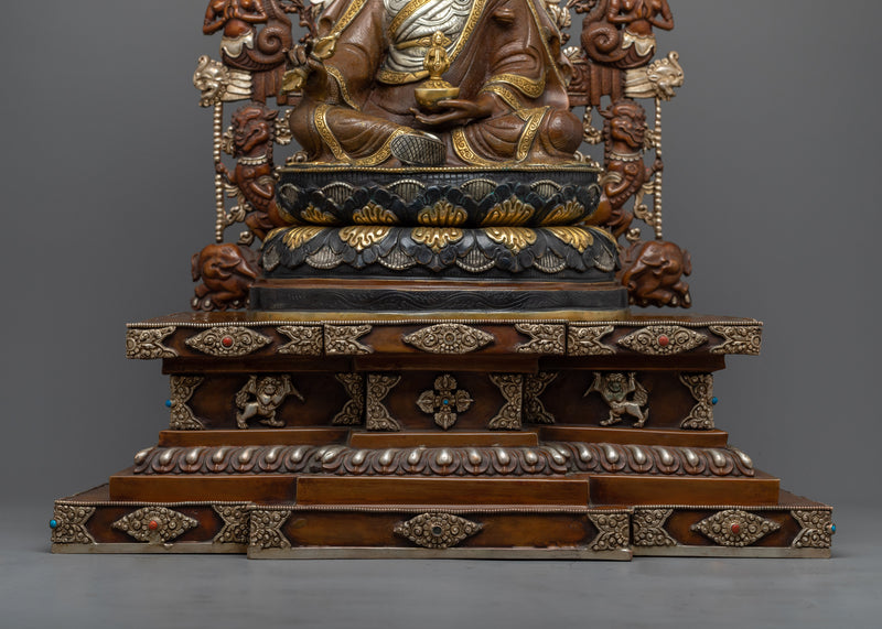 Guru Rinpoche Mantra | The Lotus-Born Master Seated on a Grand Throne