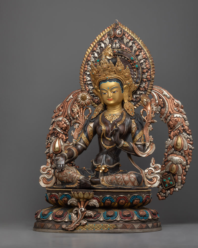 Green Tara Goddess Meaning with our Statue | The Goddess of Compassionate Action