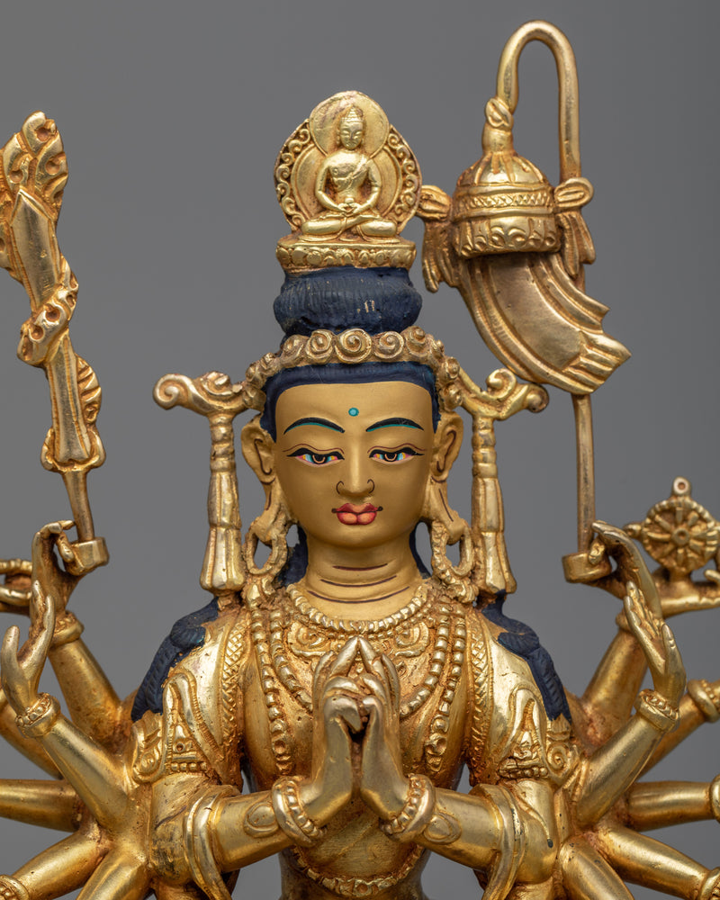 18 Arms Cundi Bodhisattva | The Beacon of Wisdom and Compassion