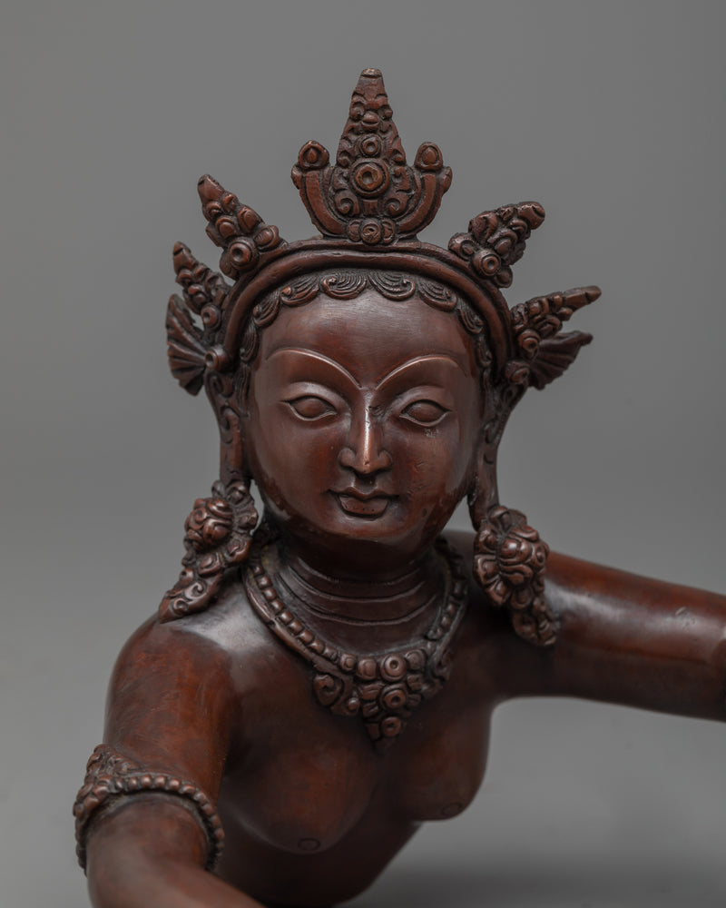 Yab Yum Tantric Practice in Sculpture | Amitayus and Tsendali Copper Statues