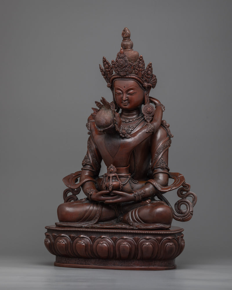 Yab Yum Tantric Practice in Sculpture | Amitayus and Tsendali Copper Statues