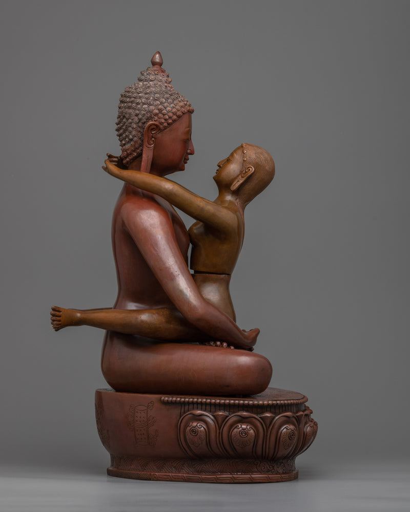 Samantabhadra and Consort Yab Yum Tantra Statue | Enlightened Unity