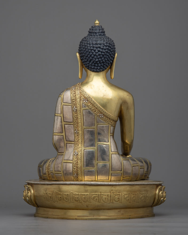 Gautama Buddha Real Silver Statue | Experience Tranquility