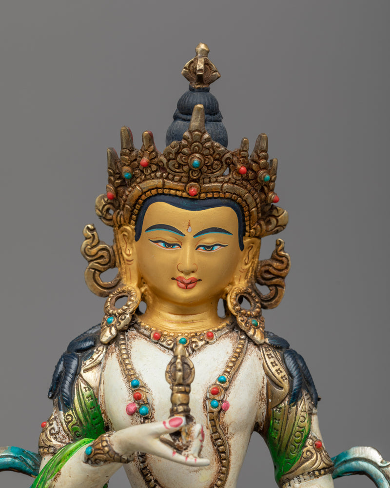 Premium Vajrasattva Vajrayana Art Statue | The Deity of Purity