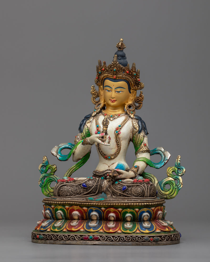 Premium Vajrasattva Vajrayana Art Statue | The Deity of Purity