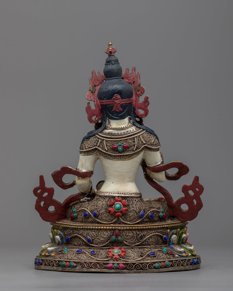 Premium Vajrasattva Vajrayana Art Statue | The Deity of Purity