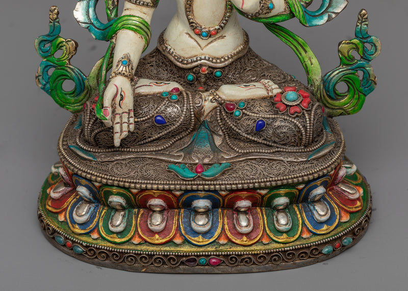 White Tara Garden Statue | The Goddess of Compassion and Long Life