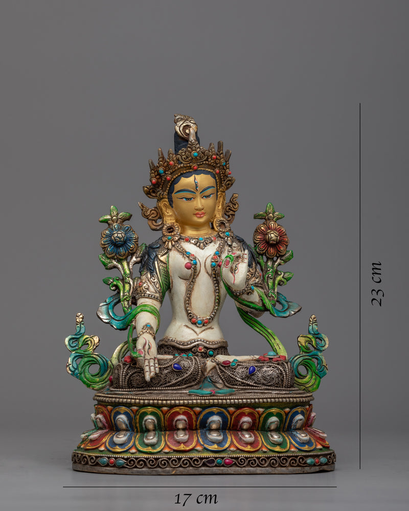 White Tara Garden Statue | The Goddess of Compassion and Long Life