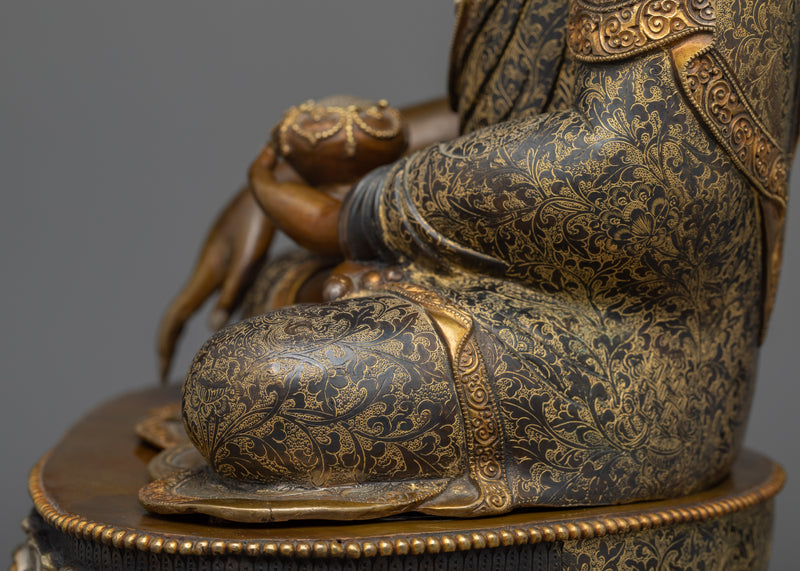 Unleash Tranquility with our Sitting Buddha Statue | The Shakyamuni Buddha Sculpture