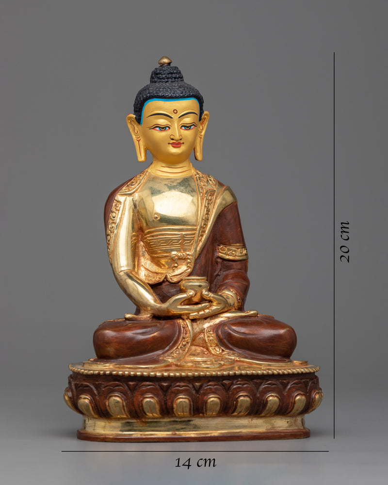 "Amitabha Buddha" Calm Tibetan Buddha Statue | Experience Serenity with our Sculpture