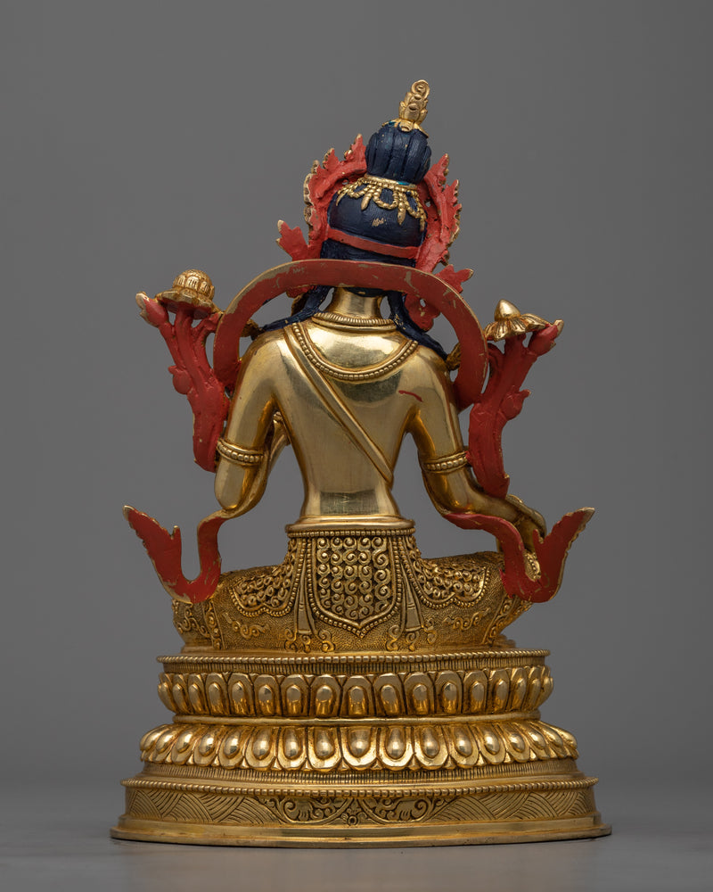 Experience Tranquility with Our Green Tara Tibet Statue | Himalayan Artwork