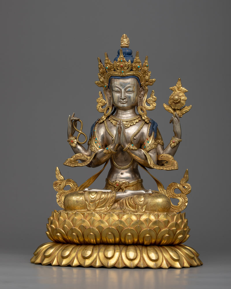 Buddhist Statue with many Arms | Chenrezig the Lord of love and kindness