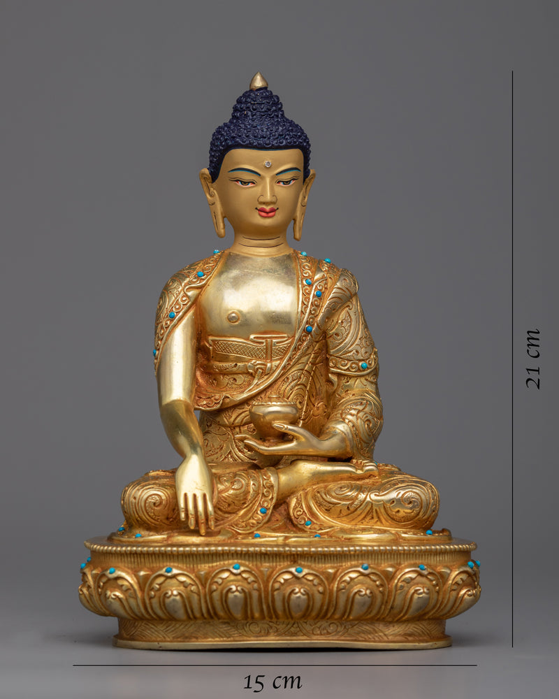 Elevate Your Sanctuary with our Three Buddha Set | Handcrafted Shakyamuni, Amitabha, and Medicine Buddha Sculptures