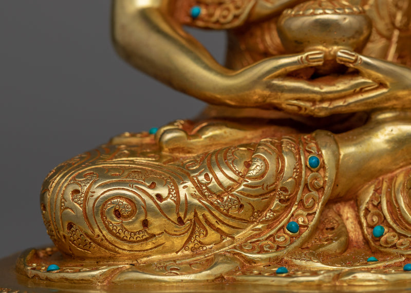 Discover Serenity with our Tiny Buddha Amitabha Statue | Handcrafted Buddha Sculpture