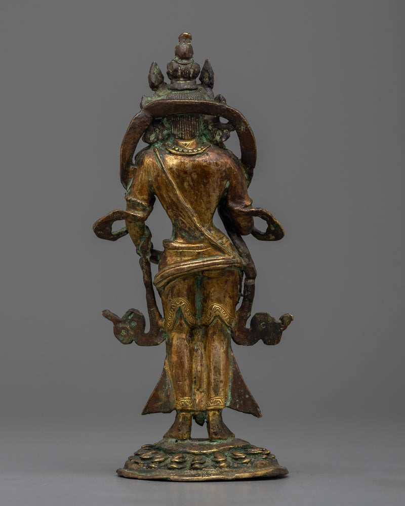 Vajrasattva Standing Sculpture | Connect with Purification Practices