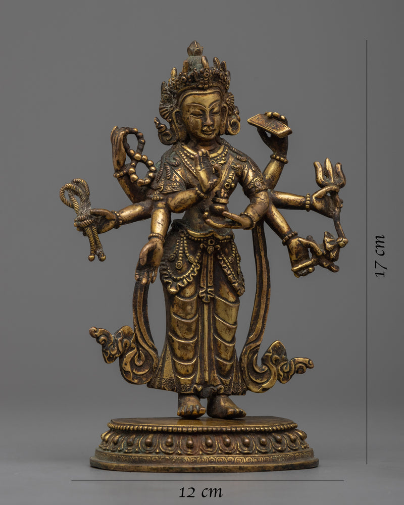 Chenrezig Standing Sculpture For Home | Practice Compassion and Love