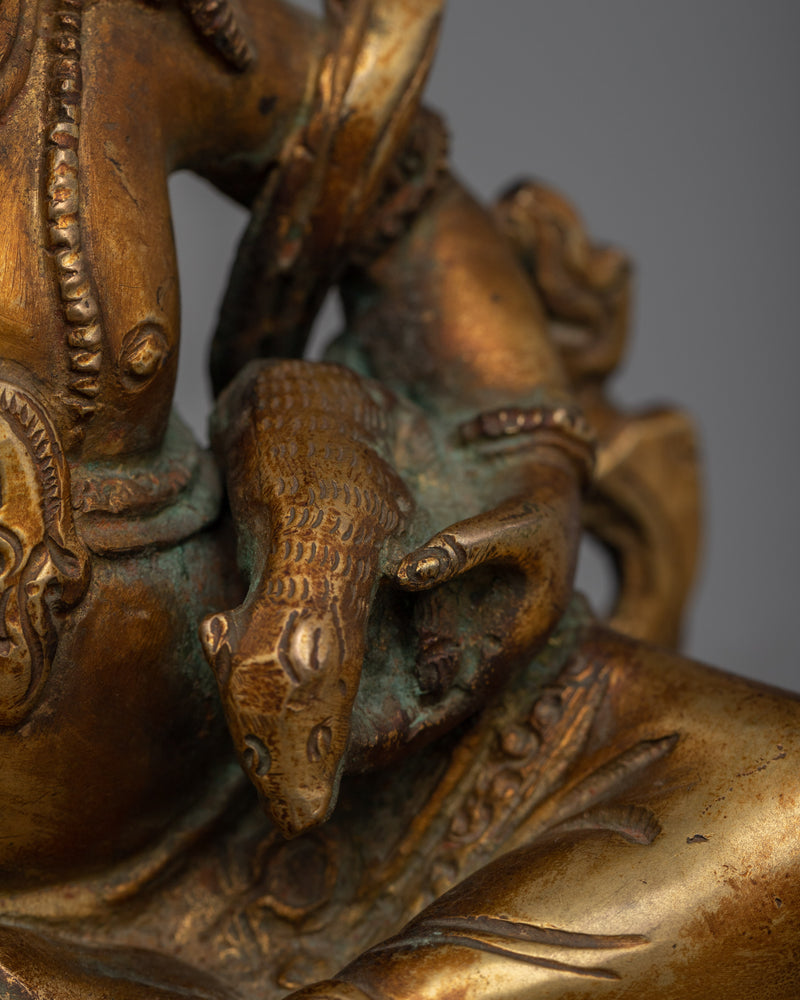 Tibet Asian Arts and Crafts | Bring Prosperity Home with our Dzambhala Sculpture