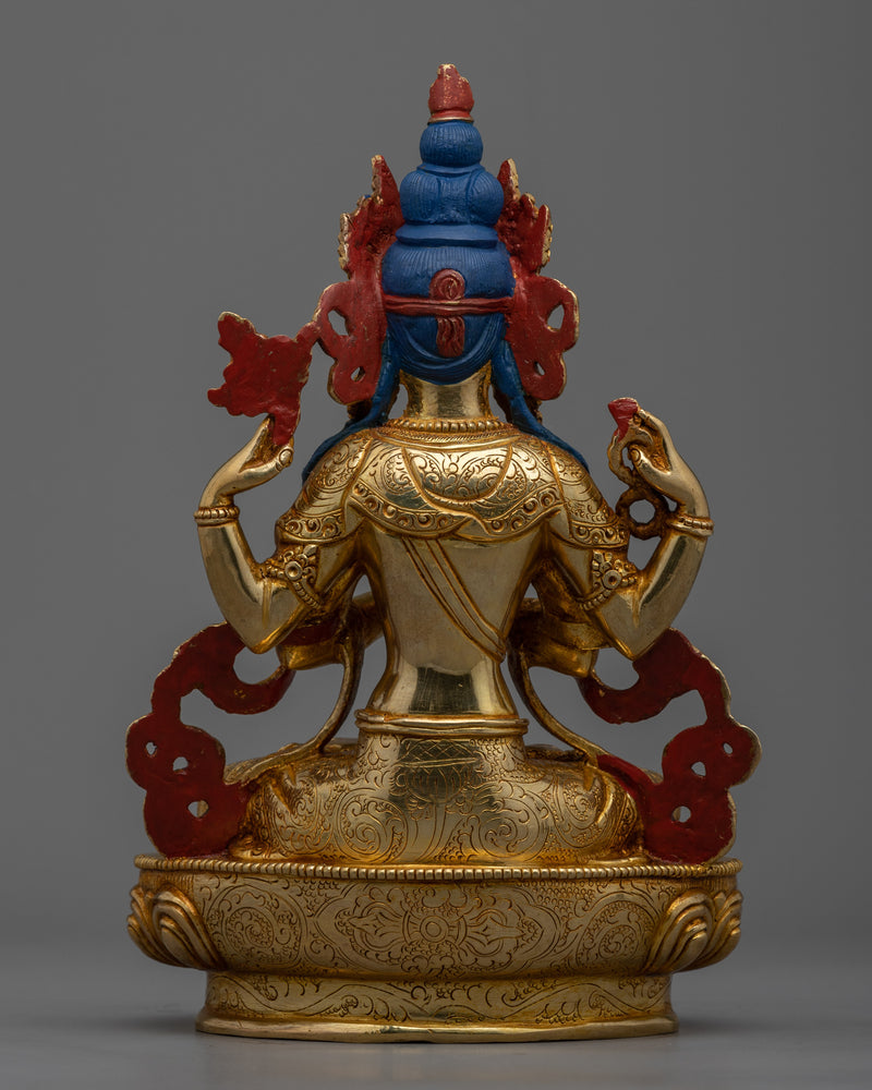 Exquisite Chenrezig Asian Art Craft for Enriching Spaces | Serene Aura to Your Surroundings with Our Statue