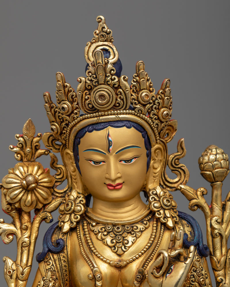 White Tara Buddhist Goddess Statue | Experience Serenity and Compassion