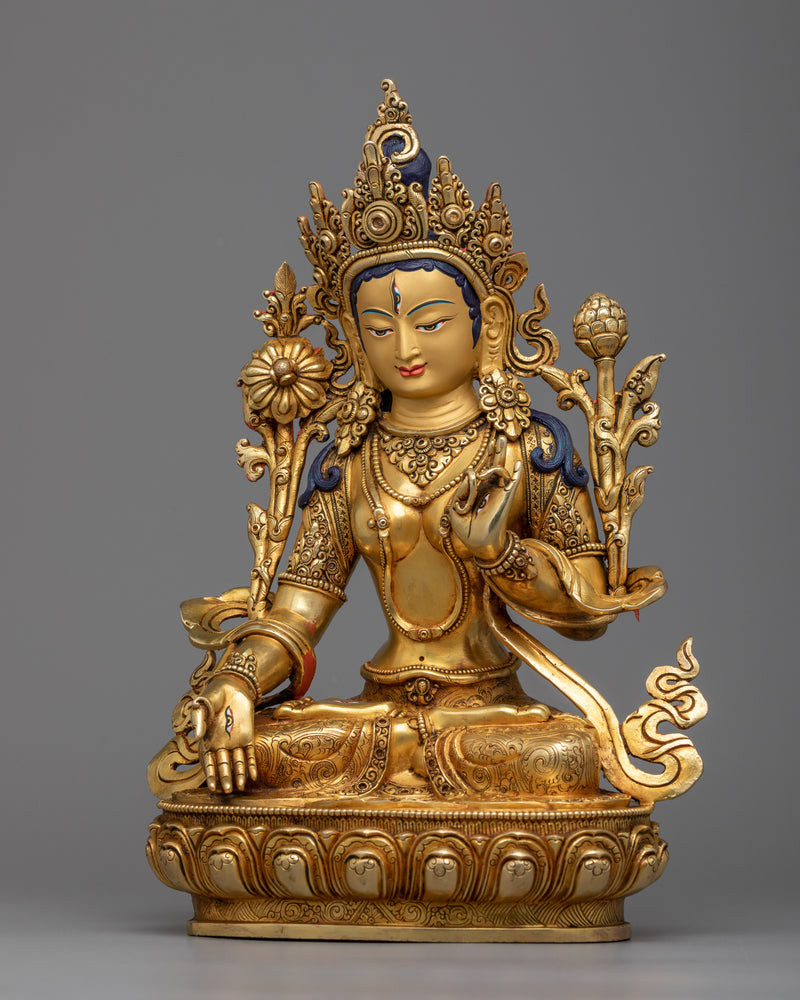 White Tara Buddhist Goddess Statue | Experience Serenity and Compassion