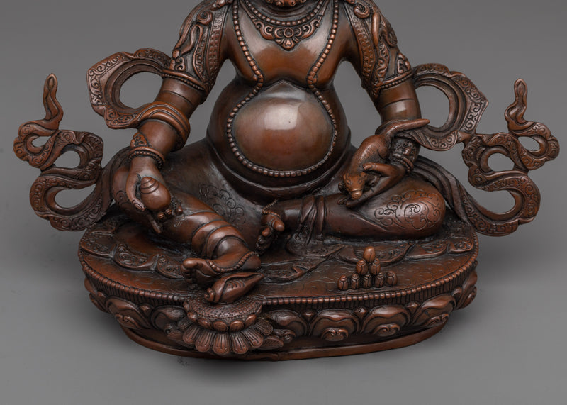 God of Riches and Wealth Statue | Embrace Prosperity with Our Dzambhala Sculpture