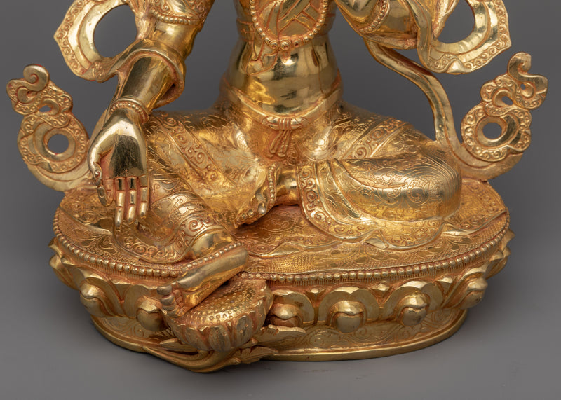 Green Tara, Buddhist Goddess Tara Statue | Embrace Compassion and Resilience