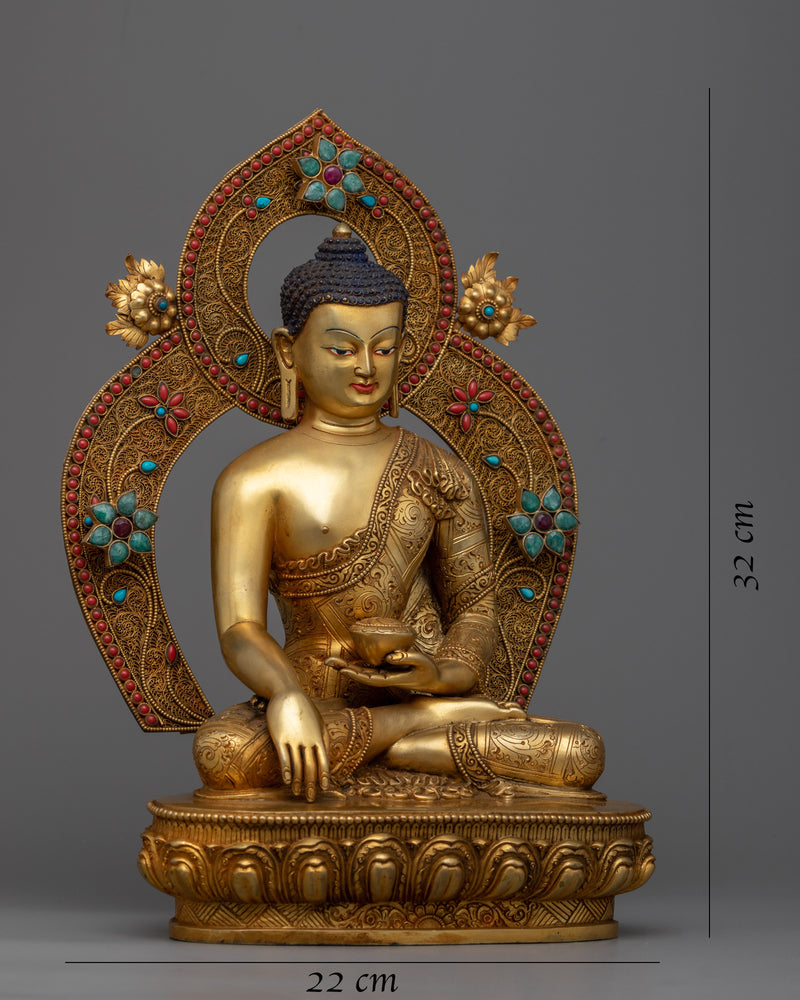 Art Deco Buddha Shakyamuni Sculpture | Bring Serenity Home with Our Statue