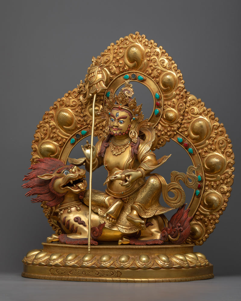 Namtoshe Buddha Seated on Lion Throne | Bring Home an Aura of Protection