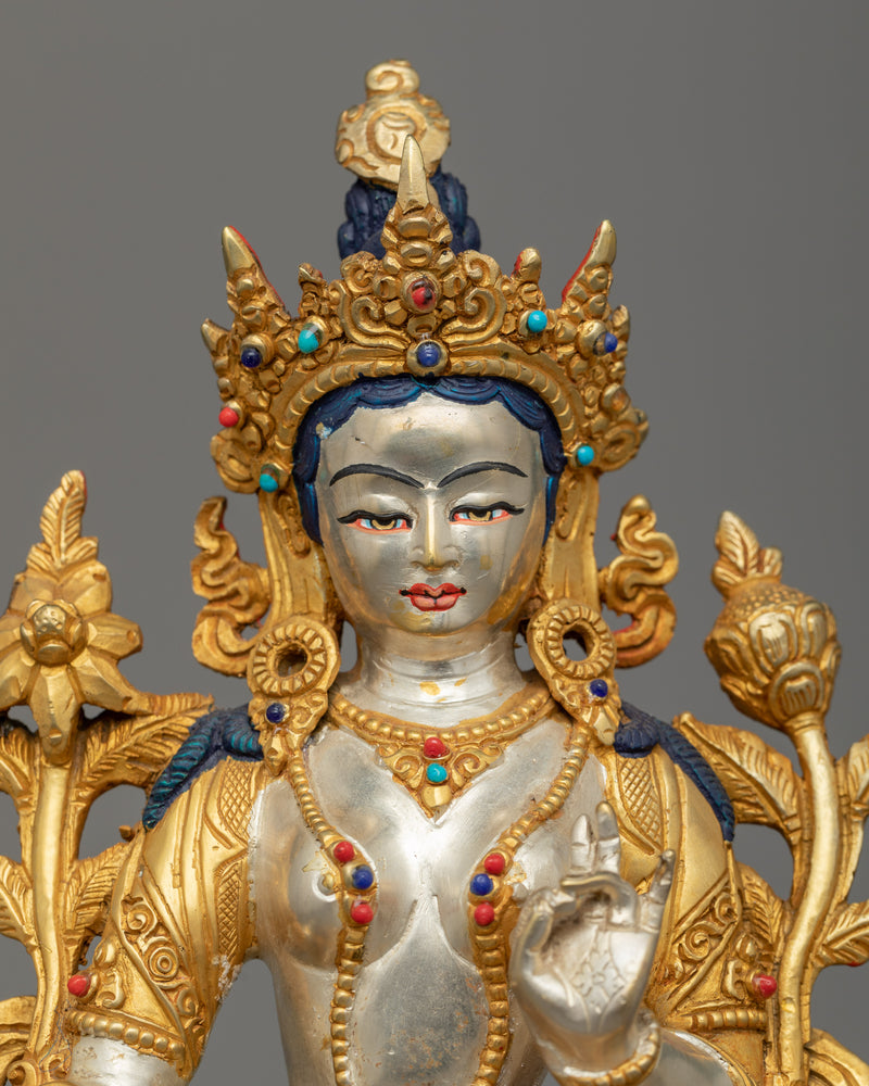 Female Buddha Goddess Green Tara Statue | Explore Spiritual Serenity