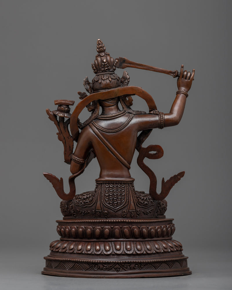 Manjushri the Wisdom Incarnate Artwork | Unleash Inner Wisdom with out Sculpture