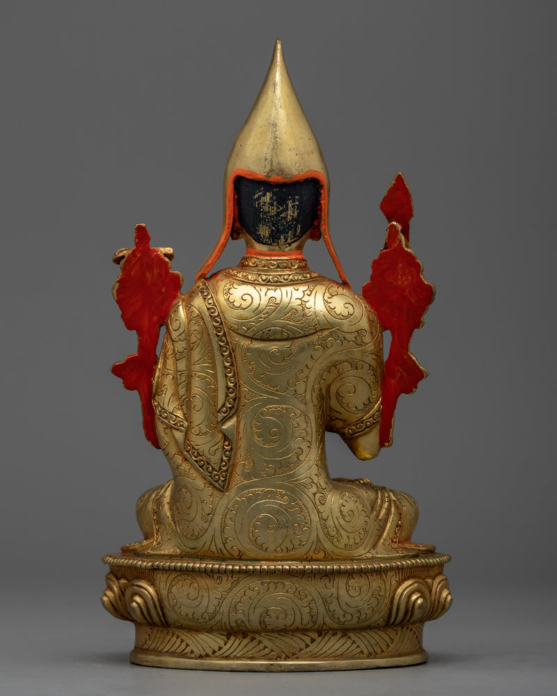 Lama Tsongkhapa Disciple on The Right side and Left Side | Tsongkhapa Statue Set