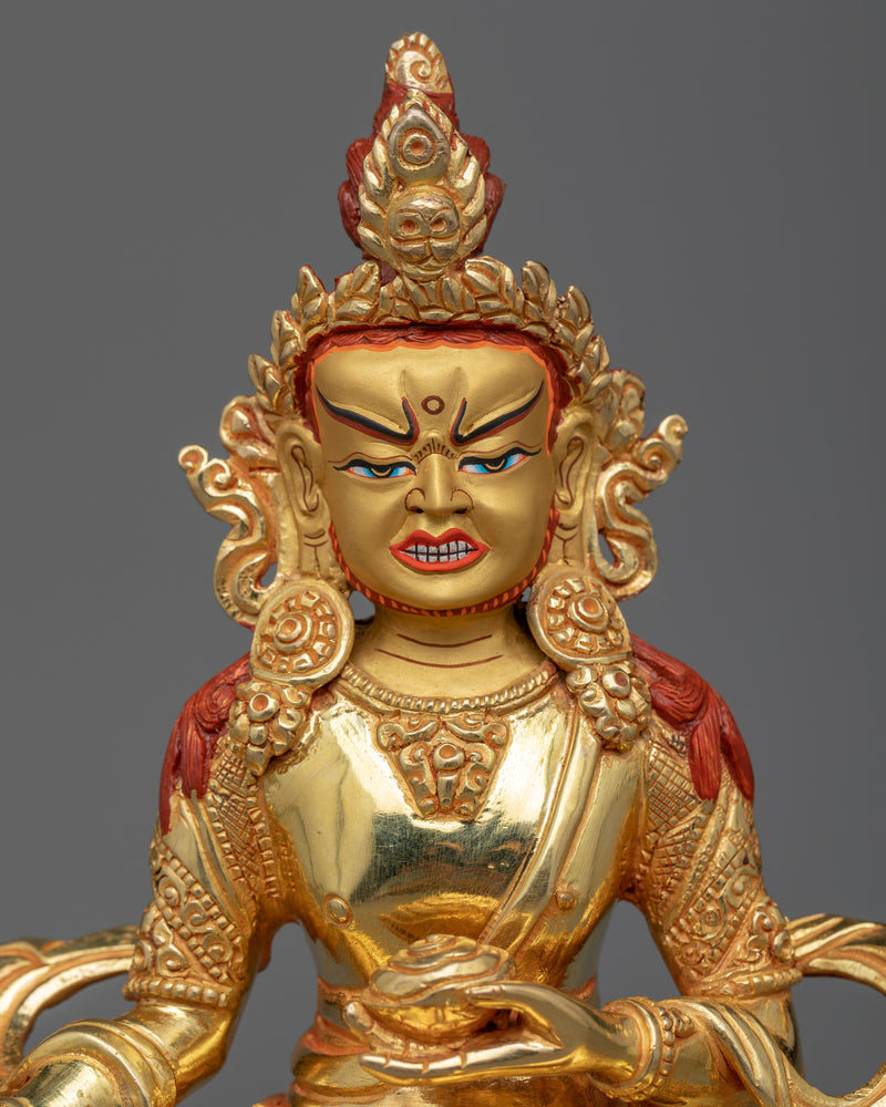 Discover Enlightenment with Our Gold Gilded Tilopa Statue | Buddhist Statuary