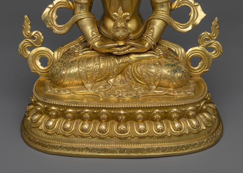 Invite Eternal Life with the Exquisite Amitāyus Statue | Himalayan Art