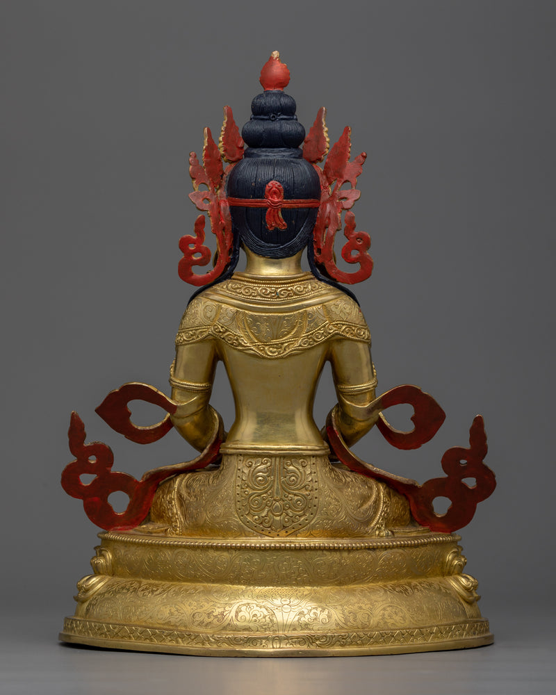 Invite Eternal Life with the Exquisite Amitāyus Statue | Himalayan Art