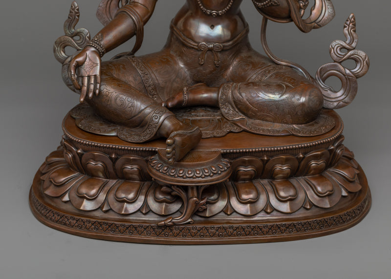 Discover Spiritual Resilience with Syamatara | The Exquisite Green Tara Statue