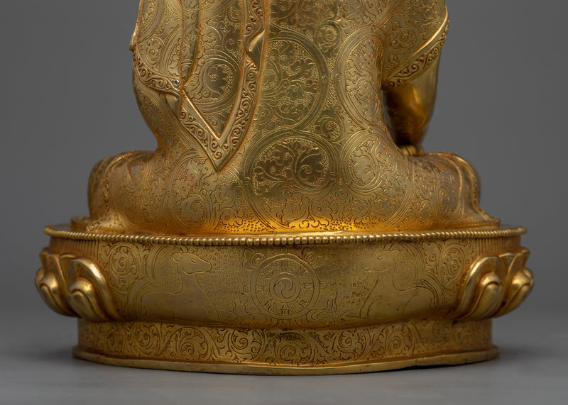 Our Gold Gilded Bhagavan Shakyamuni Buddha Statue | Experience Serenity and Enlightenment