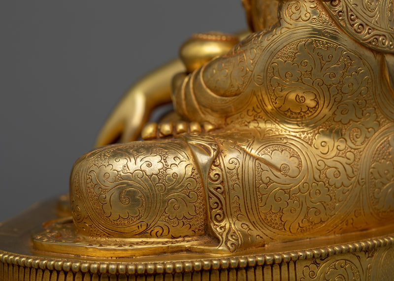 Our Gold Gilded Bhagavan Shakyamuni Buddha Statue | Experience Serenity and Enlightenment