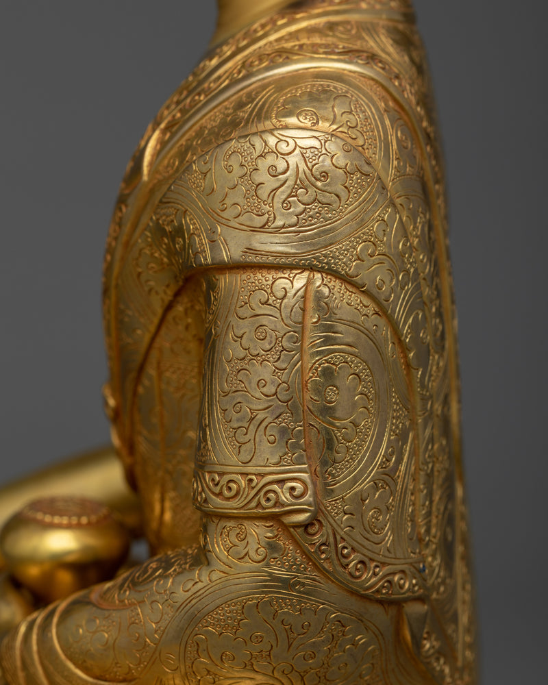 Our Gold Gilded Bhagavan Shakyamuni Buddha Statue | Experience Serenity and Enlightenment