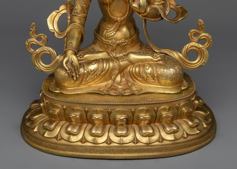 Majestic Buddhist Deity Tara Statue | Discover Tranquility with Our Sculpture