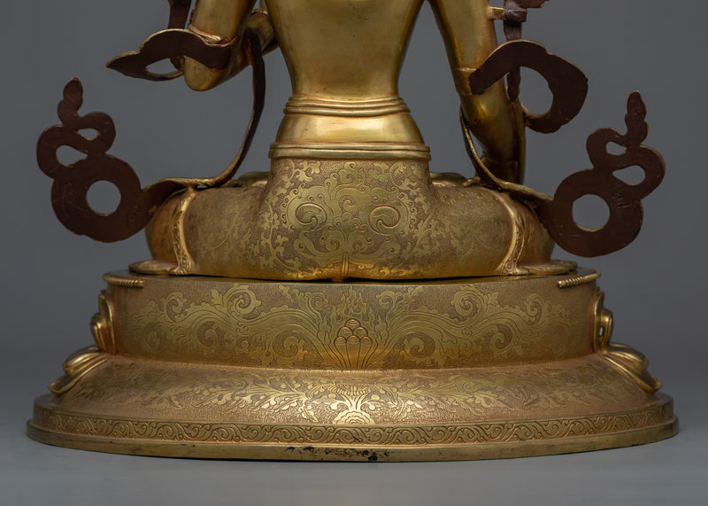 Majestic Buddhist Deity Tara Statue | Discover Tranquility with Our Sculpture