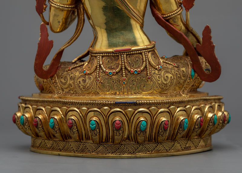 The Green Tara Goddess Sculpture | Elevate Your Spiritual Connection