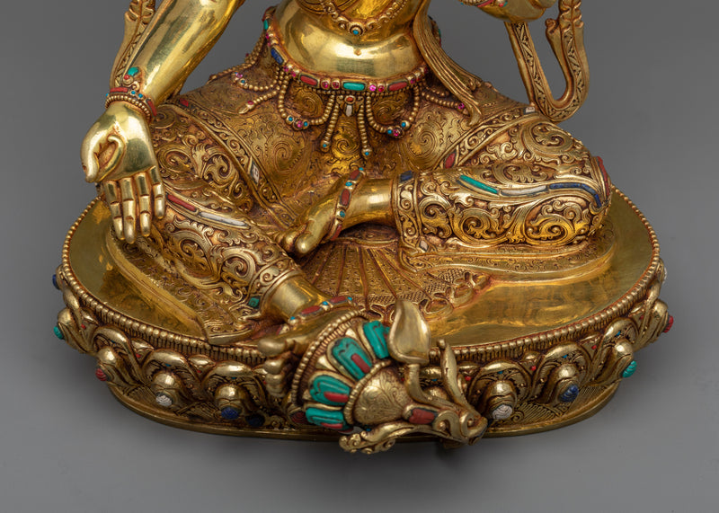 Green Tara Buddhist Goddess Statue | Embrace the Divine Feminine Energy