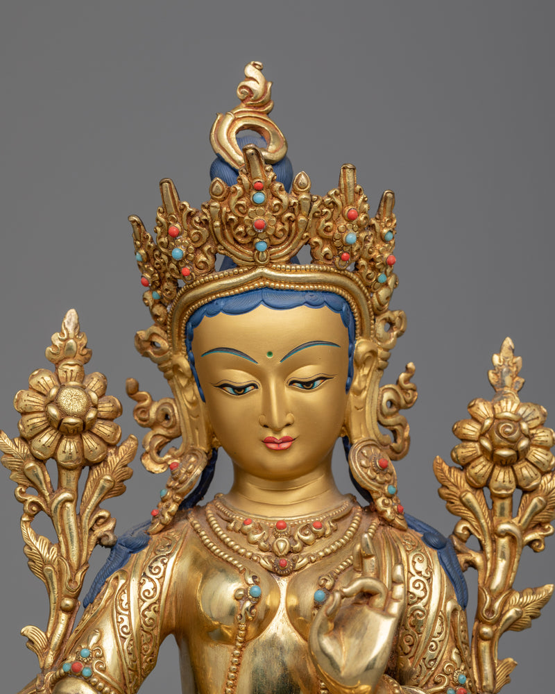 Green Tara Figurine