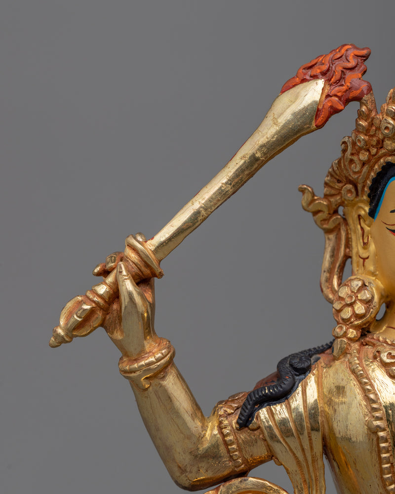 Manjushree Bodhisattva Figurine | Ignite Wisdom with our Sculpture