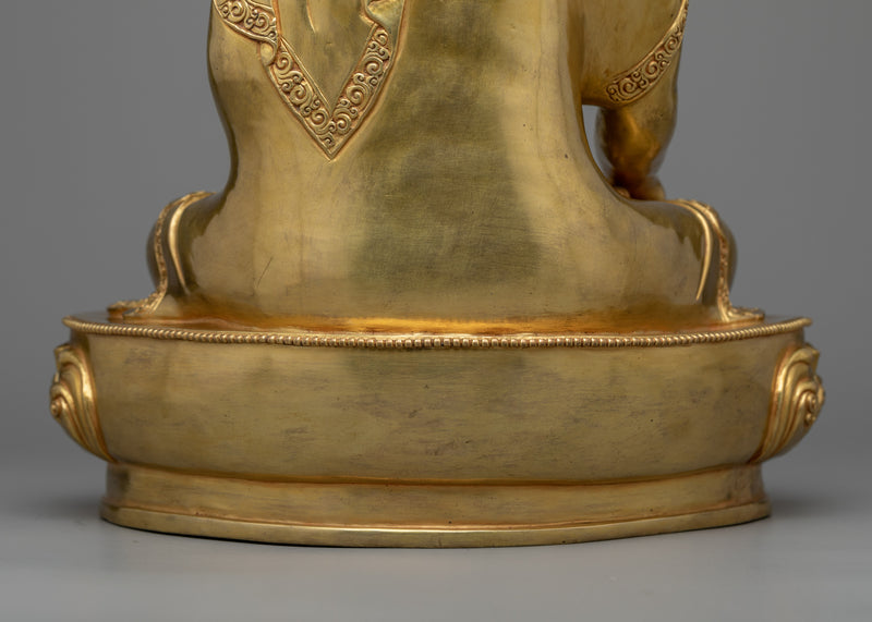 Shakyamuni Buddha the Enlightened One in Buddhism | Nepalese Copper Sculpture