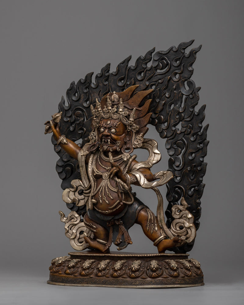 Oxidized Vajrapani Sculpture | Experience Spiritual Power with our Statue