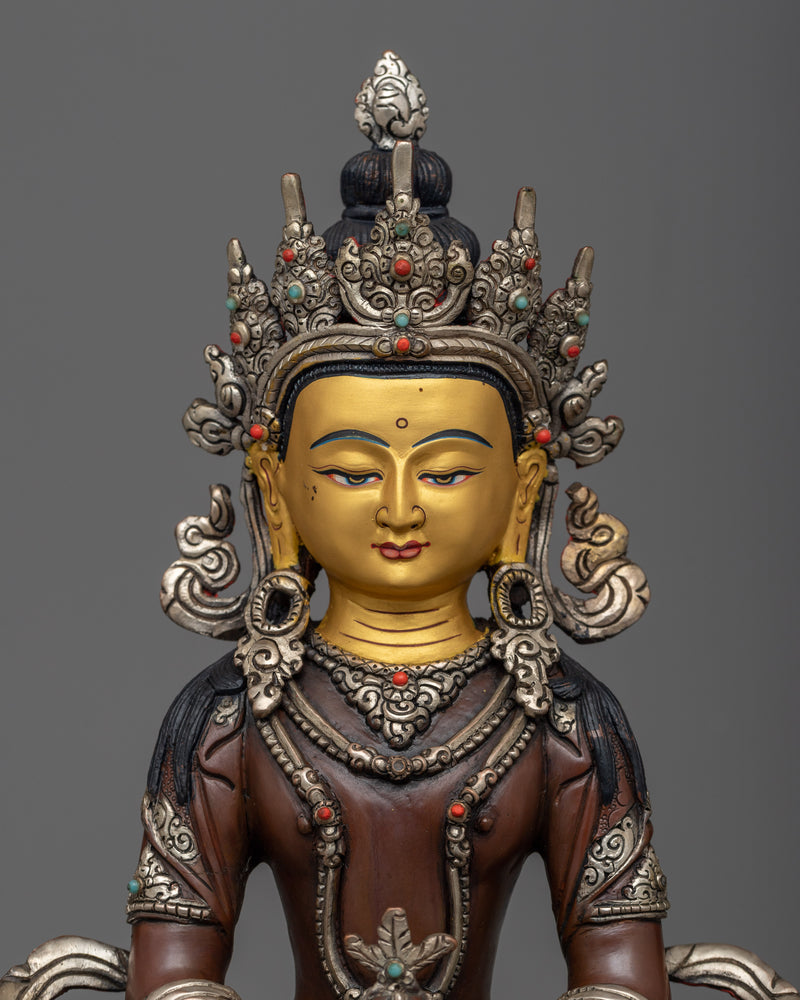 Boundless Life, Amitayus Sculpture | Nepalese Traditional Art